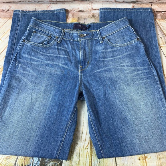Levi's Denim - Levi's BOLD CURVE Straight Leg Womens Size 14 / 32 Blue Jeans Denim Pants 31x32